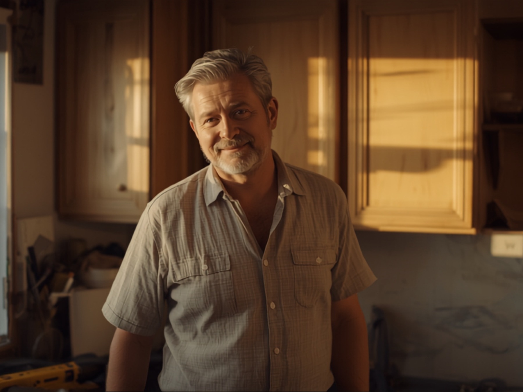 A Pittsburgh remodeling pro at work